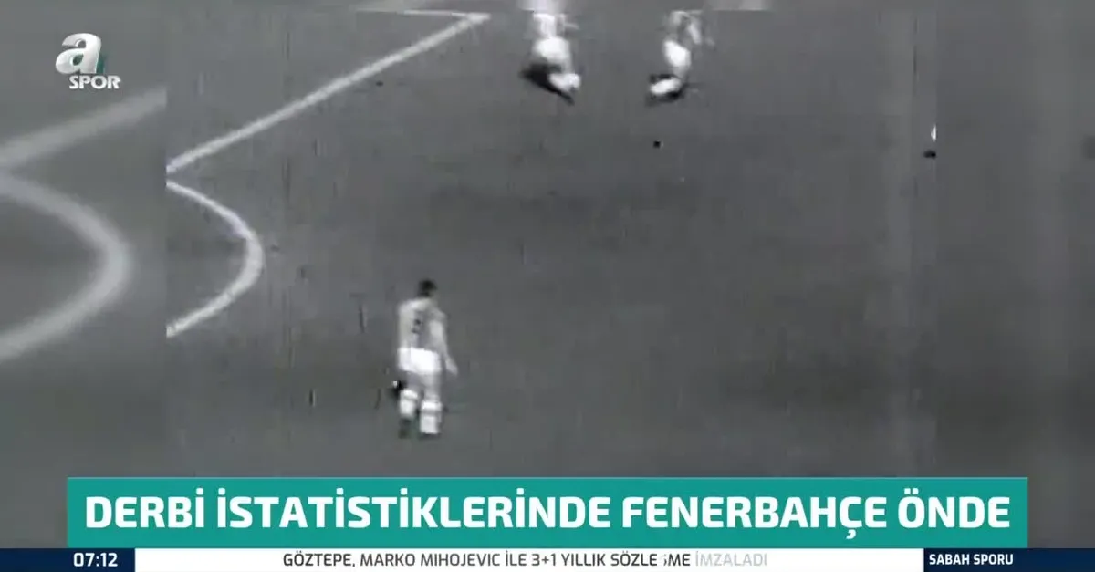 Derbi istatistiklerinde Fenerbahçe önde