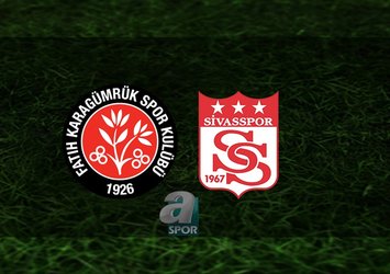 Karagümrük - Sivasspor | CANLI