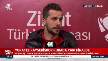 Beşiktaş Kayserispor maçı sonrası Uğur Demirok: Hedefimiz final