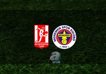Balıkesirspor - Menemenspor maçı saat kaçta?