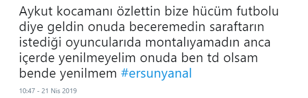 Taraftardan Ersun Yanal’a şok tepki!