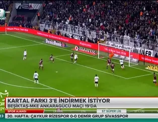 Beşiktaş farkı 3'e indirmek istiyor