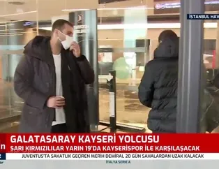 Galatasaray Kayseri'ye uçtu!