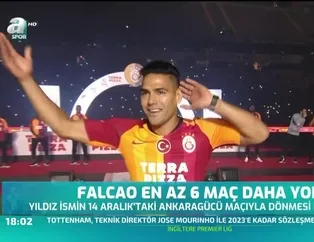 Falcao en az 6 maç daha yok