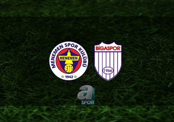 Menemenspor - Bigaspor maçı saat kaçta?