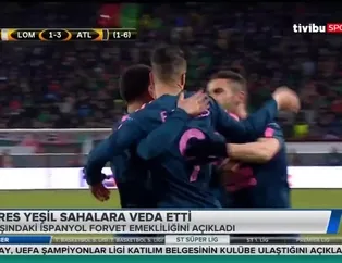 Torres yeşil sahalara veda etti