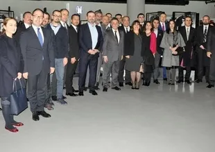Beşiktaş'ın sponsorları Vodafone Arena'yı gezdi