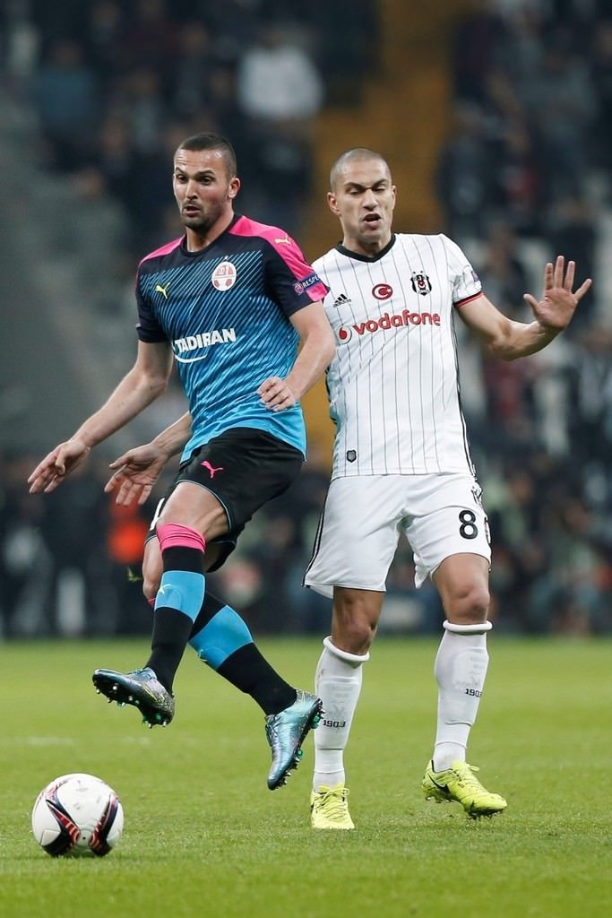 Beşiktaş - Hapoel Beer Sheva maçından kareler