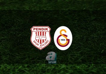 Pendikspor - Galatasaray maçı detayları