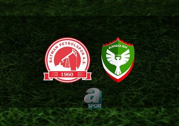 Batman Petrol - Amedspor maçı saat kaçta?