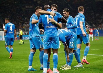 Napoli deplasmanda Milan'ı üzdü!