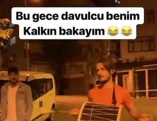 Abdülkadir Parmak'tan davullu kutlama