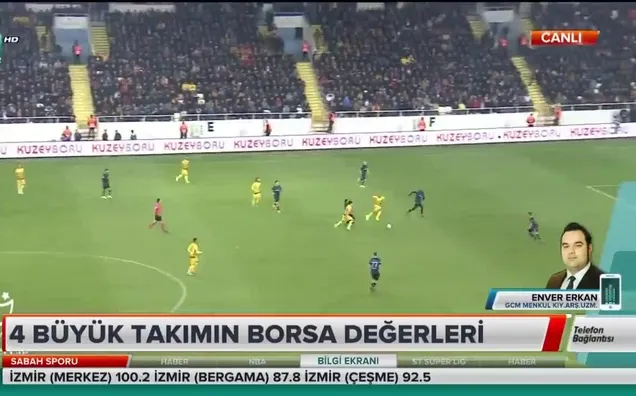 Dört büyük takımın borsa değerleri