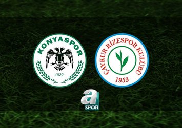 TÜMOSAN Konyaspor-Çaykur Rizespor | CANLI