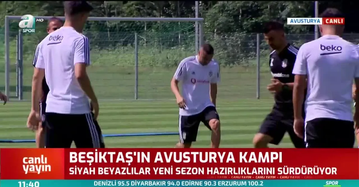 Beşiktaş'ta Avusturya kampı devam ediyor
