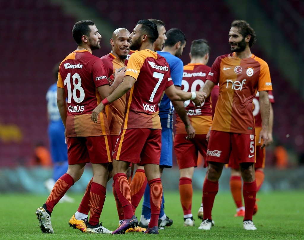 Galatasaray-Dersimspor karşılaşmasından kareler