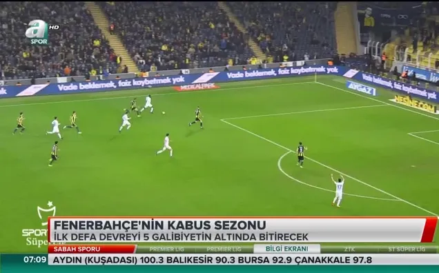 Fenerbahçe'nin kabus sezonu