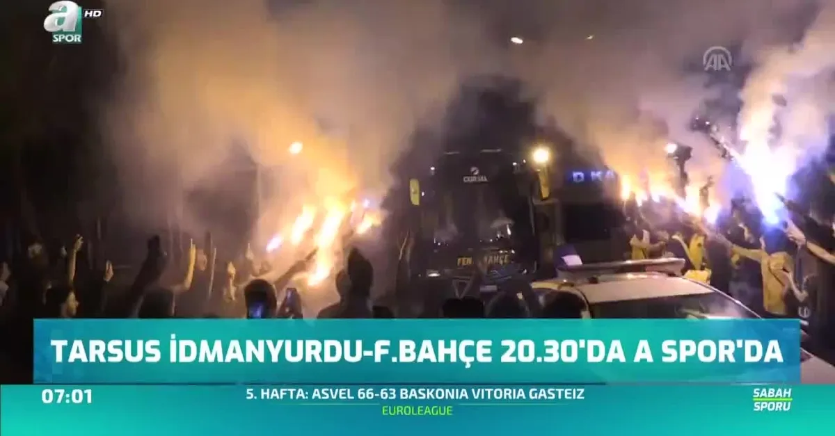 Fenerbahçe'ye Adana'da coşkulu karşılama