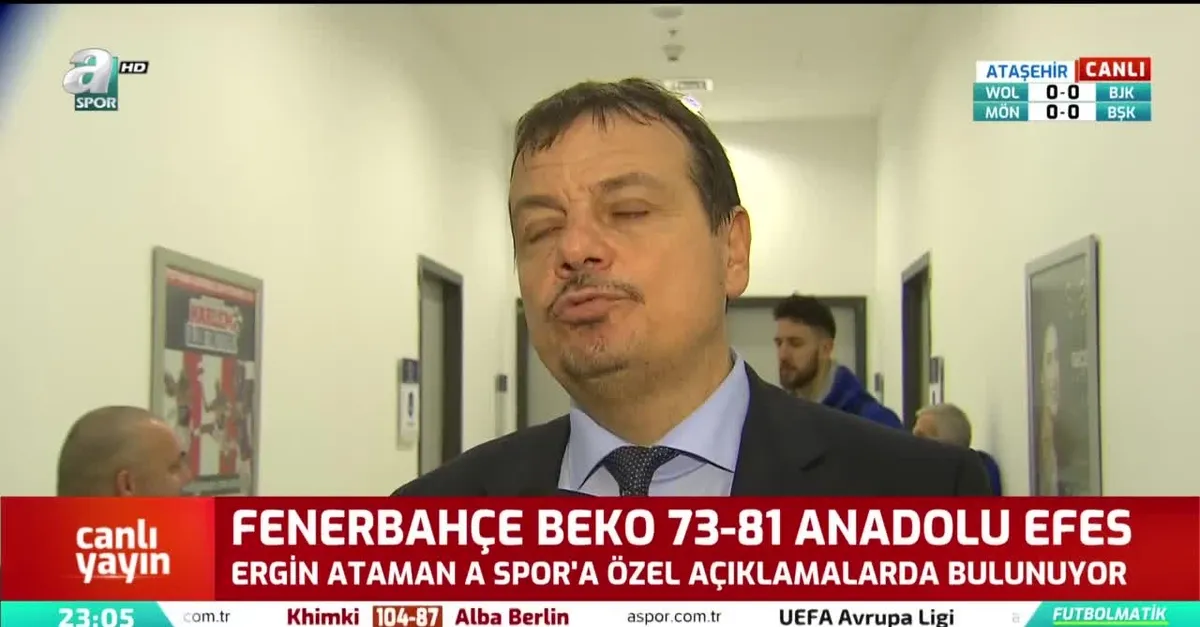 Ergin Ataman: Biz son haftalarda çok iyiyiz