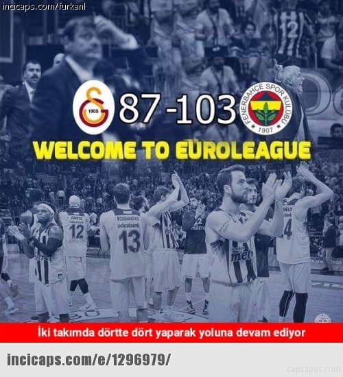 Fenerbahçe, Galatasaray’ı yendi, capsler patladı