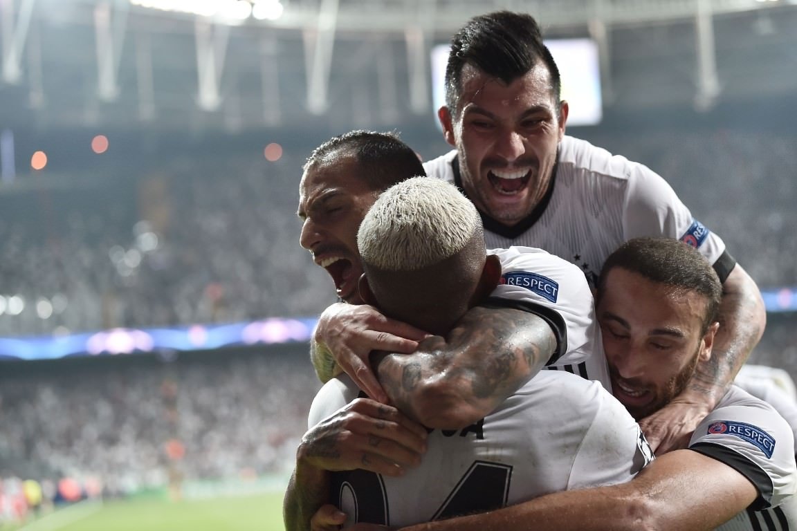 Beşiktaş-Leipzig karşılaşmasından kareler