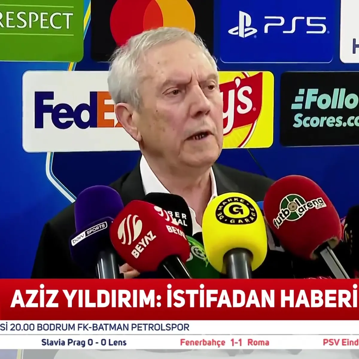 Aziz Yıldırım'dan İsmail Kartal'ın istifasına dair açıklama: Görevine devam ediyor!