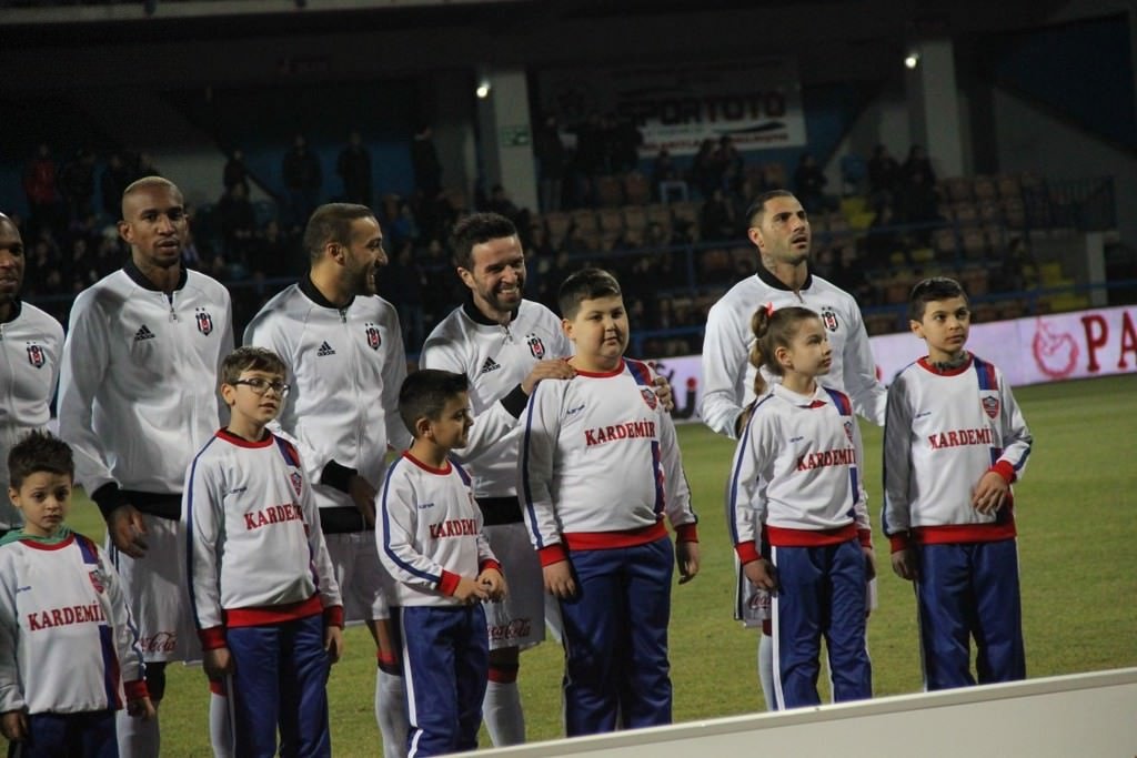 Kardemir Karabükspor-Beşiktaş karşılaşmasından kareler