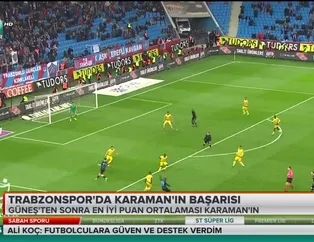 Trabzonspor'da Ünal Karaman'ı başarısı