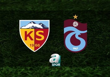 Bellona Kayserispor - Trabzonspor maçı detayları