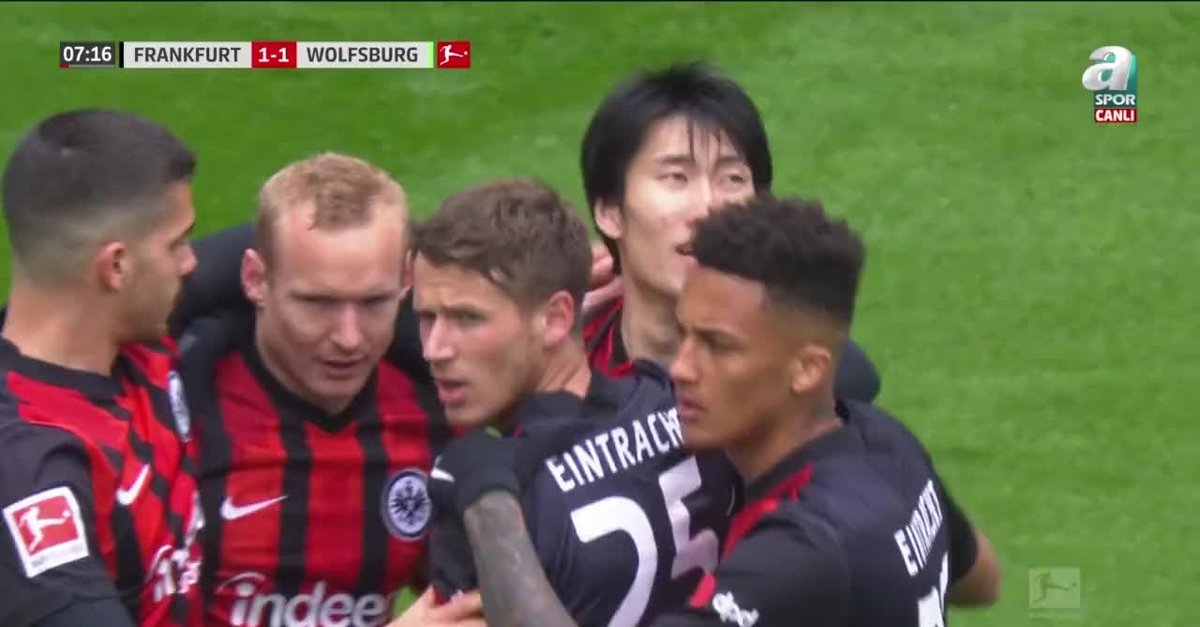 GOL | Eintracht Frankfurt 1 - 1 Wolfsburg