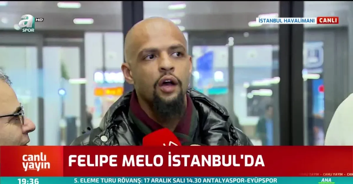 Felipe Melo İstanbul'da! İşte ilk sözleri...