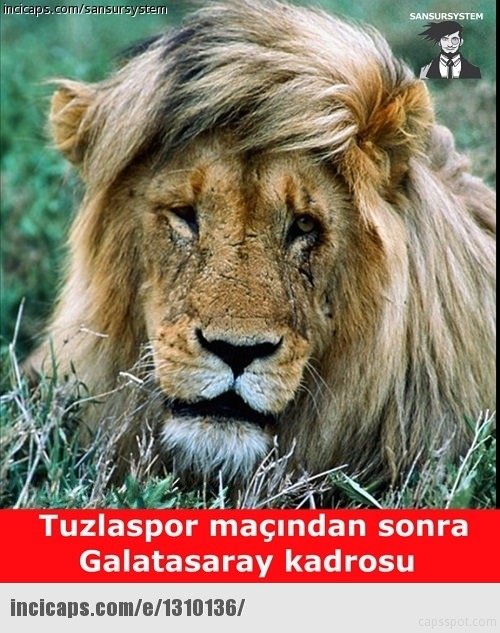 Tuzlaspor - Galatasaray maçı capsleri