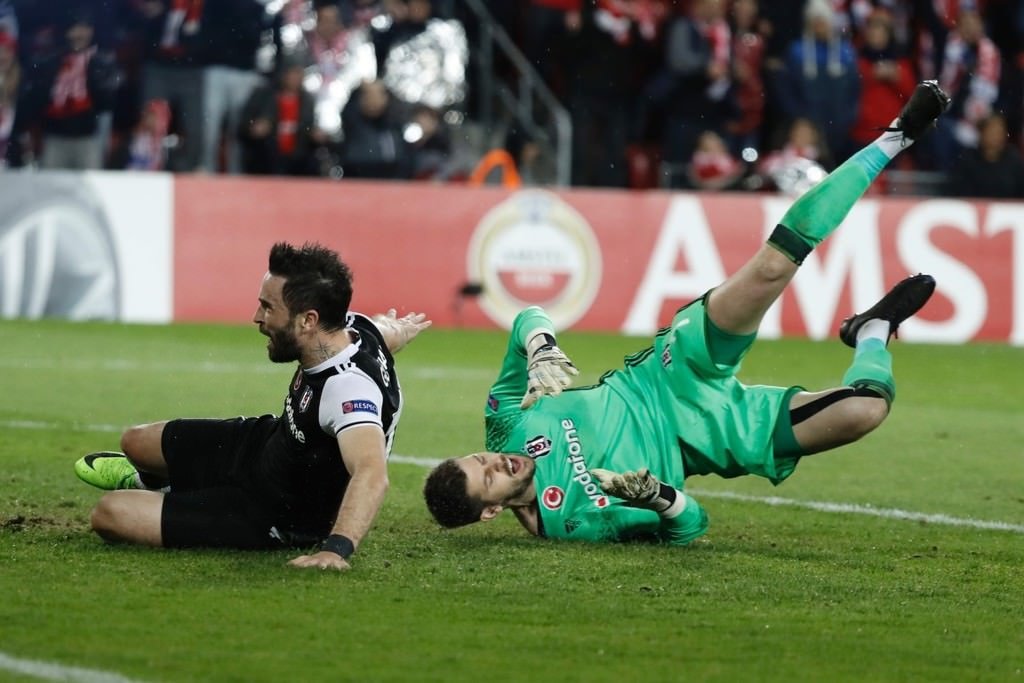Hapoel Beer Sheva - Beşiktaş maçından kareler