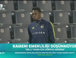 Kameni emekliliği düşünmüyor