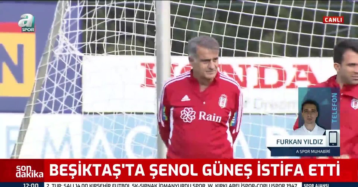 Beşiktaş'ta Şenol Güneş istifa etti!