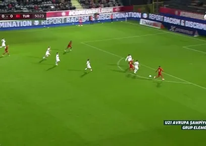 GOL | Belçika U21 1-0 Türkiye U21
