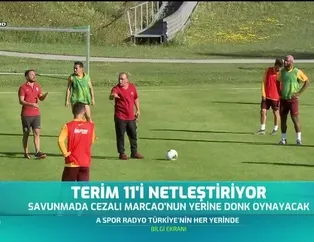 Fatih Terim 11'i netleştiriyor