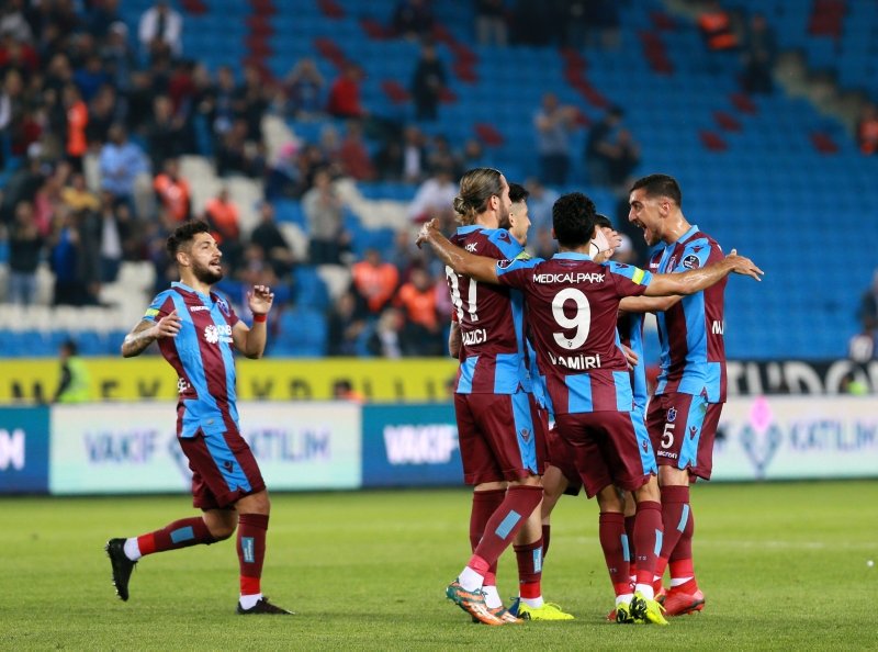 Trabzonspor - Kayserispor maçından kareler