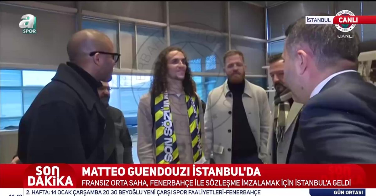 Matteo Guendouzi İstanbul'da!