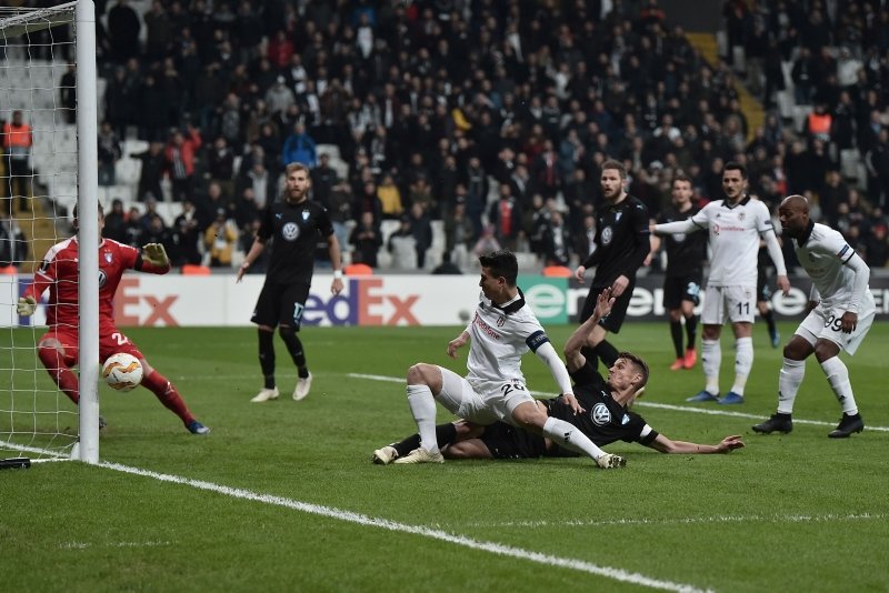 Beşiktaş - Malmö maçından kareler