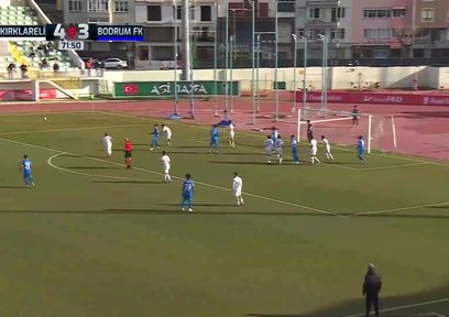 GOL | Kırklarelispor 4-4 Sipay Bodrum FK