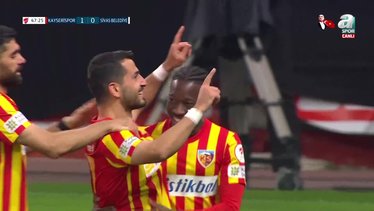 GOL | Kayserispor 1-0 Sivas Belediyespor