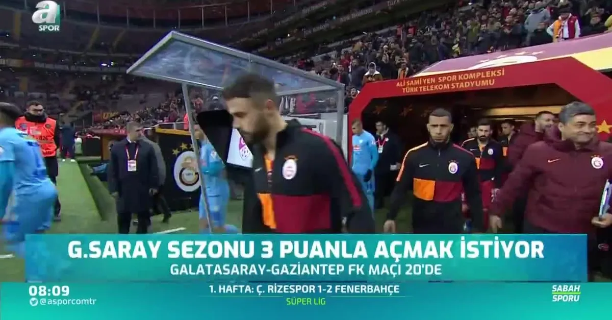 Galatasaray sezonu 3 puanla açmak istiyor