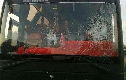 İstanbul’da taraftar otobüsüne silahlı saldırı!