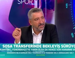 "Sosa önceliğini Trabzonspor'a verir"