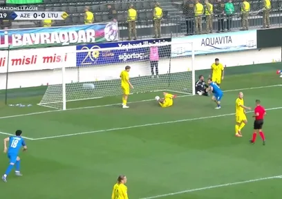Azerbaycan 1-0 Litvanya | MAÇ ÖZETİ