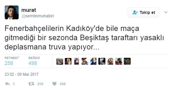 Olympiakos - Beşiktaş maçının Twitter tepkileri
