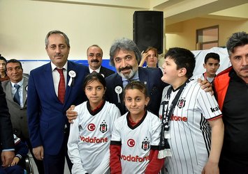 Beşiktaş Sivas'ta özel öğrencileri sevindirdi