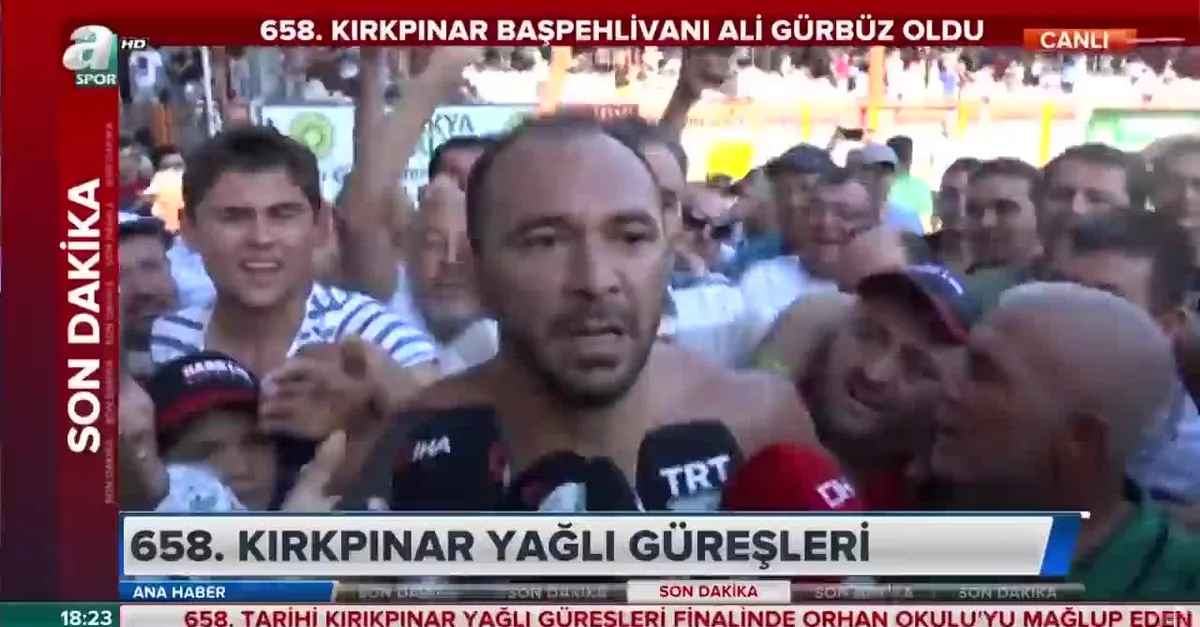 Kırkpınar’ın şampiyonu Ali Gürbüz oldu