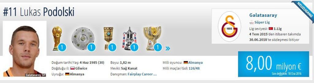 Piyasa değeri düşen oyuncular